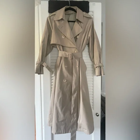 London Fog Trench Coat - Picture 1 of 5